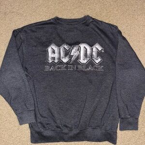AC/DC Gray Sweater